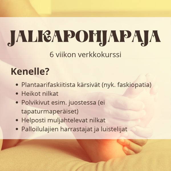 Product image of  Jalkapohjapaja verkkokurssi