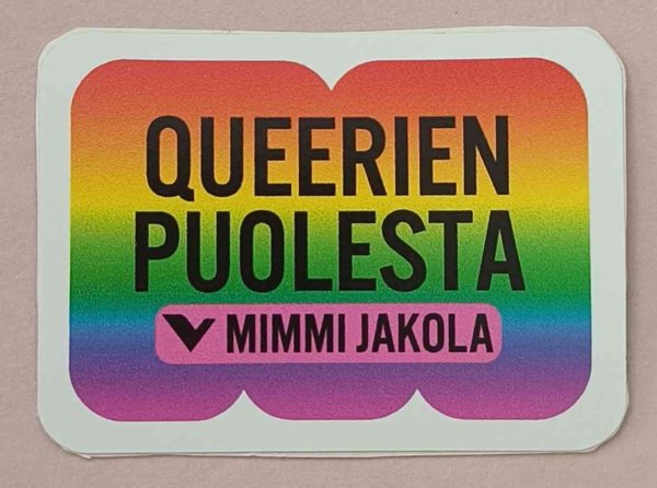 Product image of Queerien puolesta -tarra