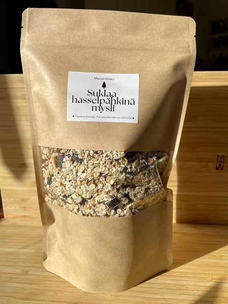 Product image of  Suklaa-hasselpähkinä mysli 400 g