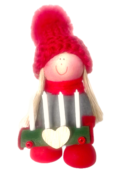 Product image of  Tonttutyttö  ja adventtikynttilä