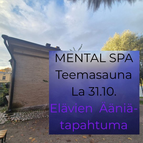 Product image of MENTAL SPA Teemasauna La 31.10.2026 klo 20-21