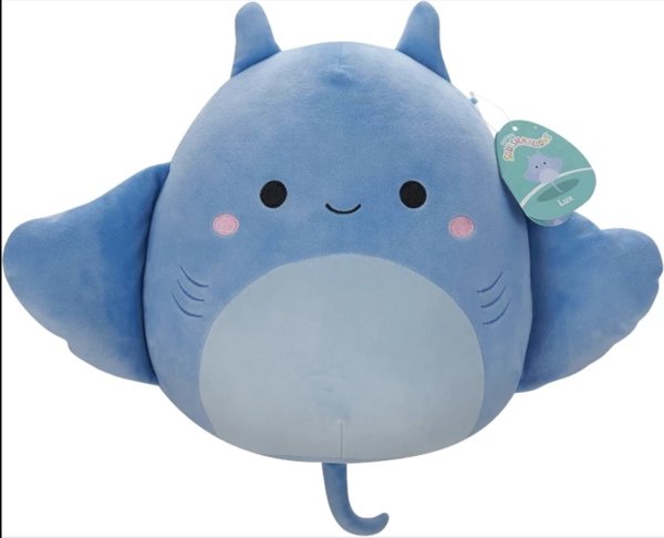 Product image of  Squishmallows Lux the Blue Manta Ray 30 cm