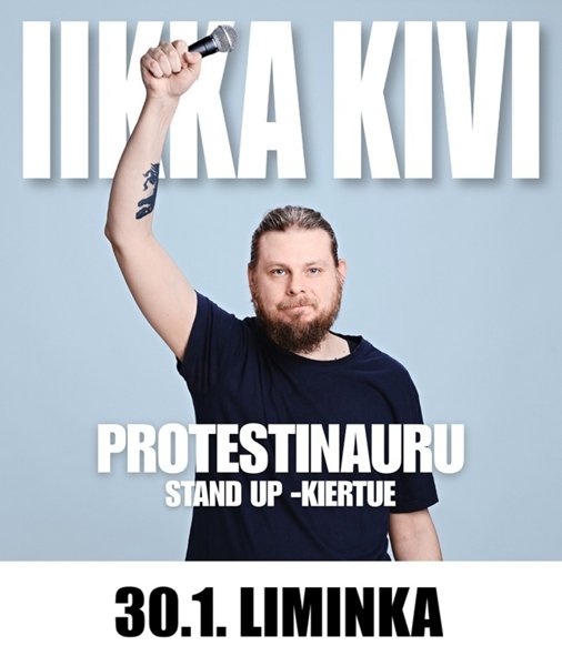 Product image of  Iikka Kivi - Protestinauru - Liminka 30.1.2027 - ALELIPPU