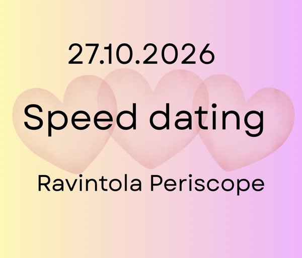 Product image of  Miehet, Speed dating 27.10.