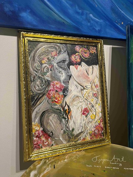 Product image of  Taideteos " Tasapainon tanssi" - 30x40cm