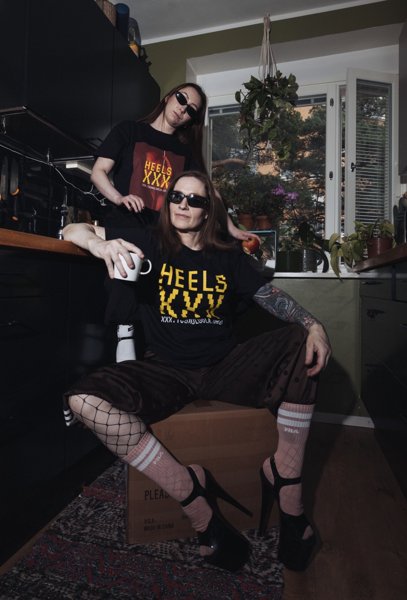 Product image of  Heels XXX - logo T-shirt size S