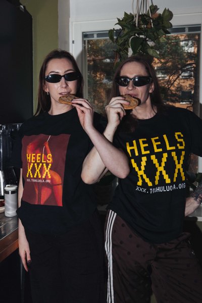 Product image of  Heels XXX - logo T-shirt size XXL