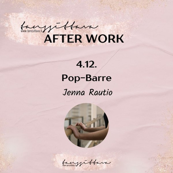 Product image of  Tanssittava After Work 4.12. Pop-Barre