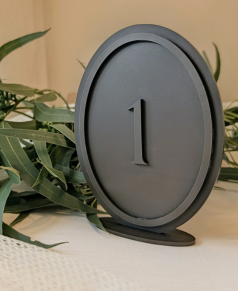 Product image of  MONOCHROME x Espresso -pöytänumerot 1-10