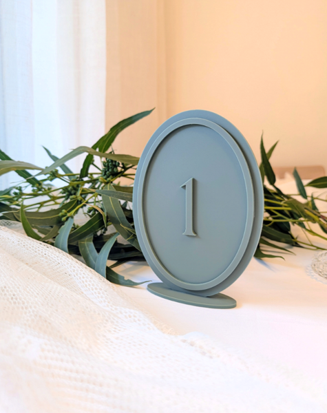 Product image of  MONOCHROME x Eucalyptus -pöytänumerot 1-10