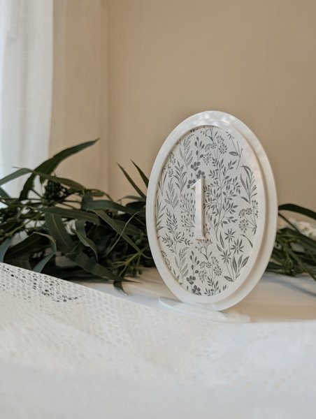 Product image of  MONOCHROME x Modern country -pöytänumerot 1-10