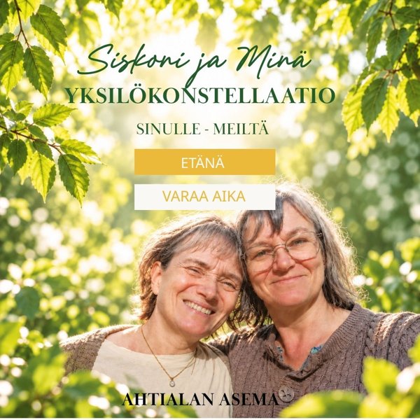 Product image of  SISKONI JA MINÄ Yksilökonstellaatio, kaksi ohjaajaa, verkossa