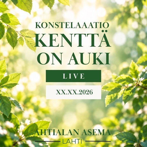 Product image of  LIVE Konstellaatio Ahtialan asemalla – oma teema