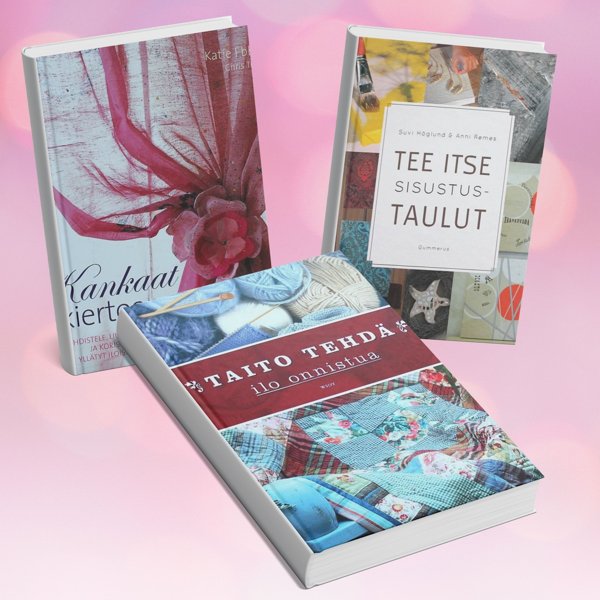 Product image of  Tee itse – luo, kierrätä ja sisusta -kirjapaketti