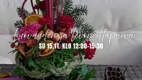 Product image of  Luovuuden ja levon iltapäivä su 15.11. klo 12:00-15:30