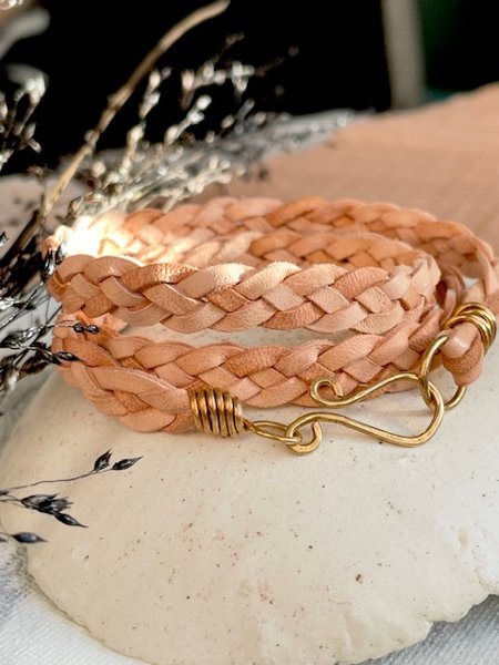 Product image of  ”Braidings” -monikäyttökoru, vaalea / 3 kieppiä