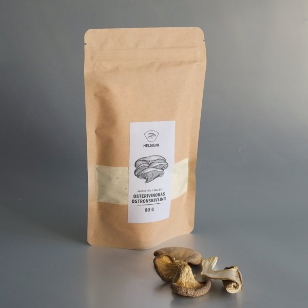 Product image of  Osterivinokas jauhettu / Oyster mushroom powder (80g)